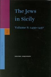 Tapa de The Jews in Sicily, Vol. 8