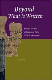 Tapa de Beyond What Is Written