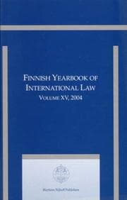 Tapa de Finnish Yearbook of International Law 2004