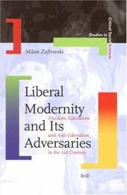 Tapa de Liberal Modernity and Its Adversaries