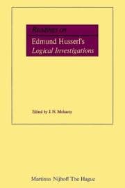 Tapa de Readings on Edmund Husserl's Logical investigations