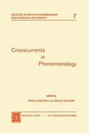 Tapa de Crosscurrents in phenomenology