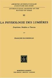 Tapa de La physiologie des lumières