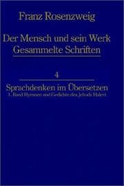 Tapa de Sprachdenken im Übersetzen 1. Band: Jehuda Halevi. Fünfundneunzi g Hymnen und Gedichte Deutsch und Hebräisch mit einem Vorwort
