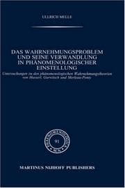 Tapa de Das Wahrnehmungsproblem und seine Verwandlung in phänomenologischer Einstellung
