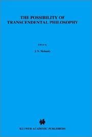 Tapa de The possibility of transcendental philosophy