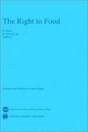 Tapa de The Right to food