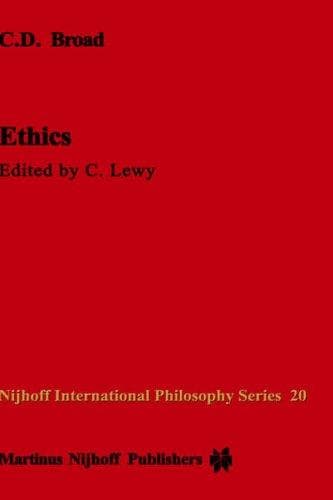 Tapa de Ethics
