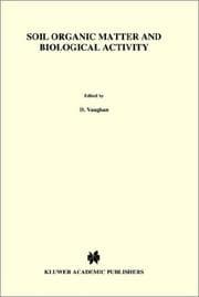 Tapa de Soil organic matter and biological activity