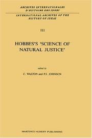Tapa de Hobbes's 'Science of Natural Justice'
