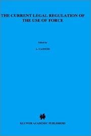 Tapa de The Current legal regulation of the use of force