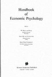 Tapa de Handbook of economic psychology