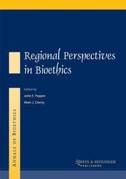 Tapa de REGIONAL PERSPECTIVES IN BIOETHICS (Annals of Bioethics)