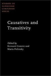Tapa de Causatives and Transitivity