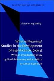 Tapa de What Is Meaning