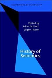 Tapa de History of semiotics