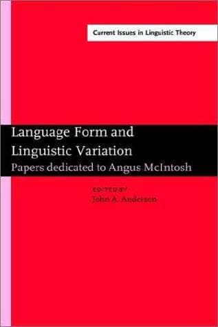 Tapa de Language form and linguistic variation