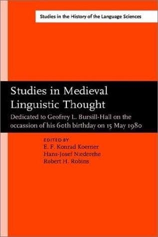 Tapa de Studies in medieval linguistic thought