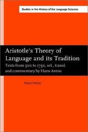 Tapa de Aristotle's theory of language and its tradition