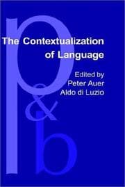 Tapa de Contextualization of Language