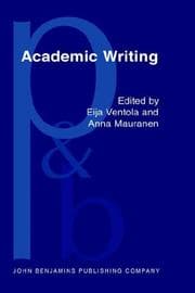 Tapa de Academic writing