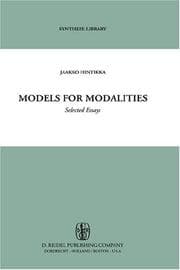 Tapa de Models for Modalities