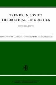 Tapa de Trends in Soviet Theoretical Linguistics