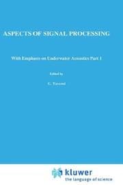 Tapa de Aspects of Signal Processing with Emphasis on Underwater Acoustics, Part 1
