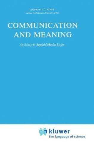 Tapa de Communication and meaning