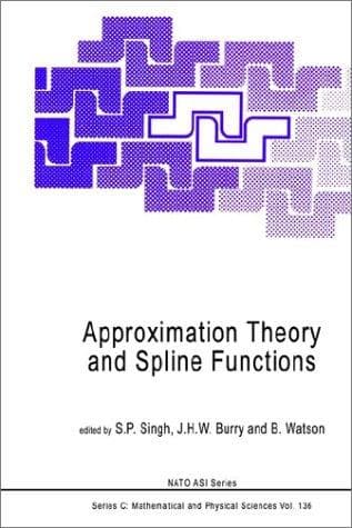 Tapa de Approximation theory and spline functions