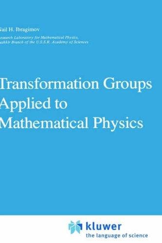 Tapa de Transformation groups applied to mathematical physics