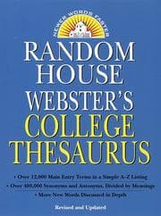 Tapa de Random House Webster's college thesaurus