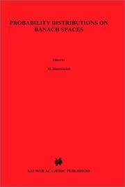 Tapa de Probability distributions on Banach spaces