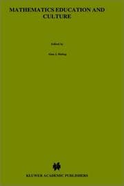 Tapa de Mathematics education and culture