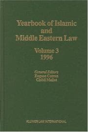 Tapa de Yearbook of Islamic and Middle Eastern Law