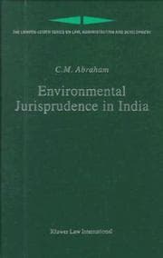 Tapa de Environmental jurisprudence in India