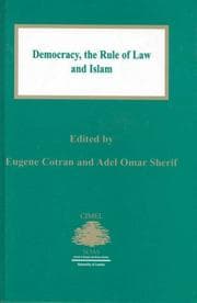 Tapa de Democracy:The Rule of Law and Islam (Cimel Book Series, 6.)