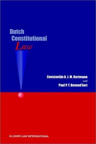 Tapa de Dutch constitutional law