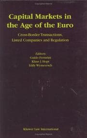 Tapa de Capital markets in the age of the euro