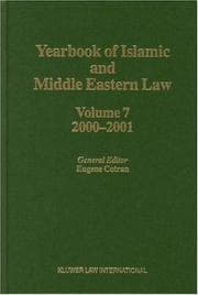 Tapa de Yearbook of Islamic and Middle Eastern Law, 2000-2001 (Yearbook of Islamic & Middle Eastern Law)