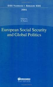 Tapa de European Social Security and Global Politics:Eiss Yearbook (European Institute of Social Security)