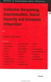 Tapa de Collective Bargaining, Discrimination, Social Security and European Integration (Bulletin of Comparative Labour Relations)