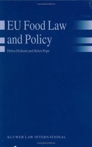 Tapa de EU food law and policy