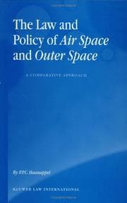 Tapa de The law and policy of air space and outer space