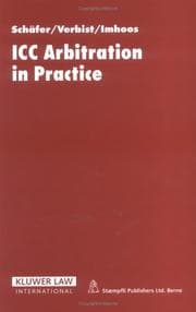 Tapa de ICC arbitration in practice