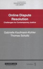 Tapa de Online dispute resolution