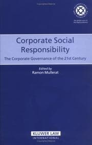 Tapa de Corporate social responsibility