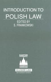 Tapa de Introduction to Polish law