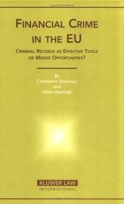 Tapa de Financial crime in the EU