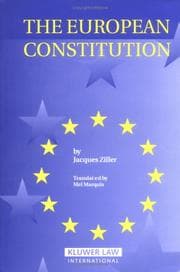Tapa de The European Constitution